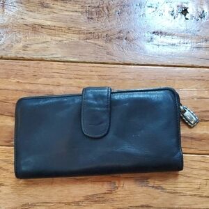 Fossil vintage Black Leather Wallet